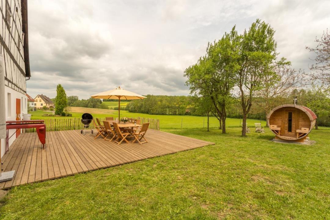 Ferienhaus Rote Sau Herrentierbach المظهر الخارجي الصورة